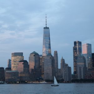 One World Trade Center during Sunset