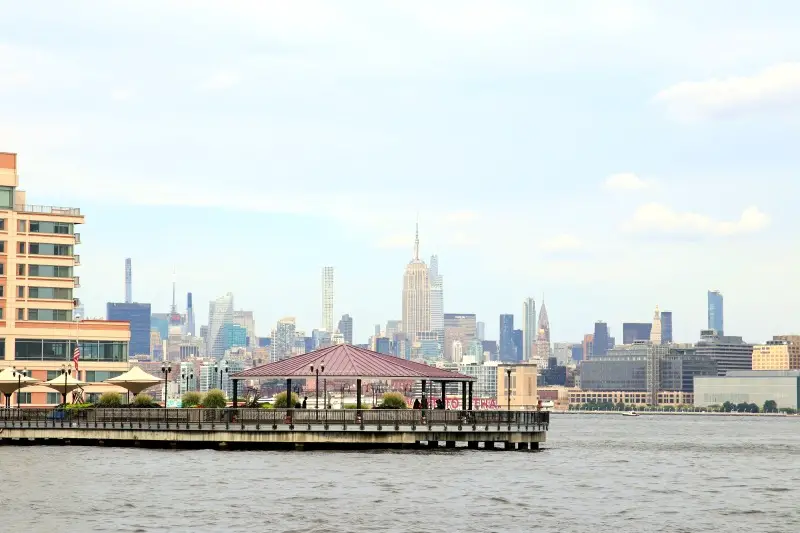 Hudson River Waterfront Parkway with Manhattan Skyline in background - Quick Trip to Jersey City | janavar