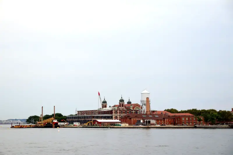 Ellis Island seen from Liberty State Park - Quick Trip to Jersey City | janavar