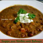 Kochbuchmittwoch: Suppe aus Kürbis und Bohnen