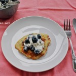 Recipe: Blueberry basil pancakes