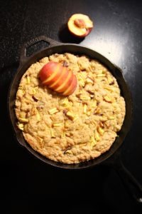 Recipe: Easy Peach Skillet Blondies | janavar